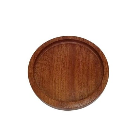 رك تقديم خشب دائري 20 سم