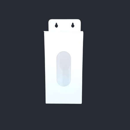 علبة وحامل كمامات و مناديل اكريلك 1 خانة