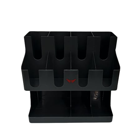 استاند وحامل اكواب ومناديل 11 خانة اسود