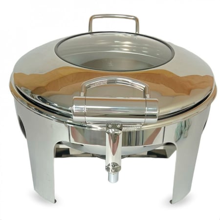 سخان بوفية استيل دائري 6 لتر