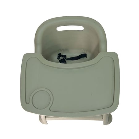 كرسي اطفال بعجلات رصاصي