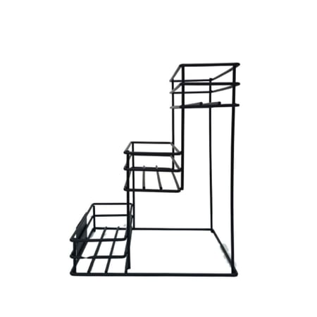 استاند وحامل قوارير ونكهات اسود 3 ادوار