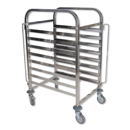 ترولي صواني استيل 8 ارفف