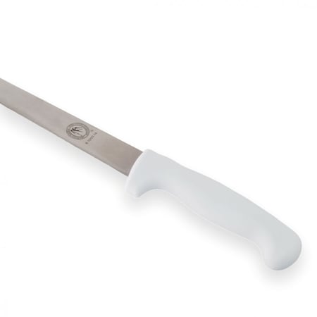 سكين خبز وكيك سادة ابيض مقاس 12