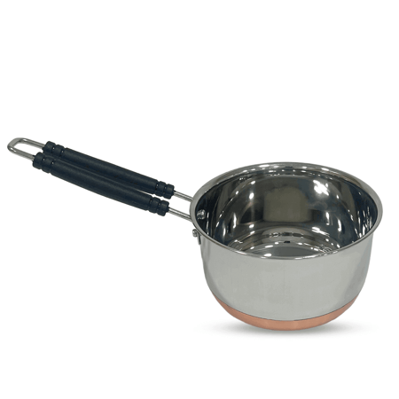 كسرولا صوص استيل بقاعدة نحاس 14 سم