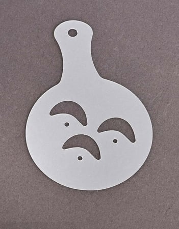 رسمات قهوة بلاستيك 16 قطعة