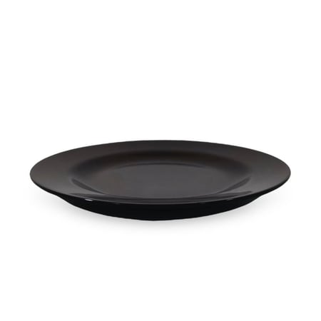 طبق ميلامين لمعة دائري مسطح 17 سم