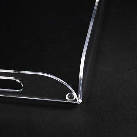 صينية تقديم شفاف مستطيله