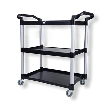 عربة ترولي اسود 3 ادوار كبير