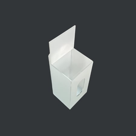 علبة وحامل كمامات و مناديل اكريلك 1 خانة