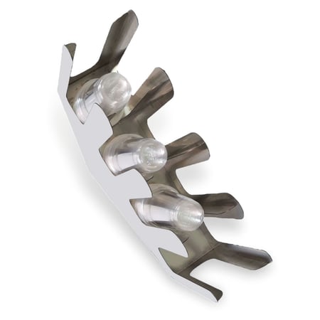 حامل اكواب استيل مدرج 4 خانات