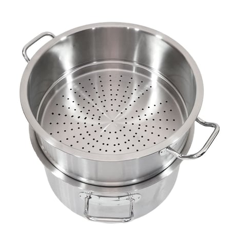 قدر بخار استيل هندي 12*36 سم