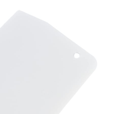 قطاعة عجين بلاستيك ابيض صغيرة 10.5×15.5 سم