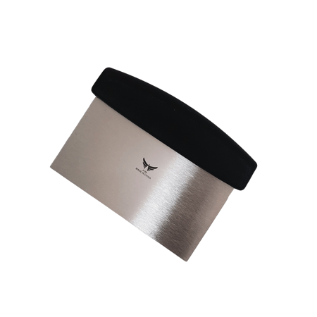 قشاطة صاج استيل مقبض اسود