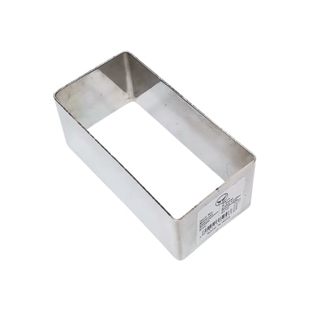 قالب كيك مستطيل استيل 12×6 سم