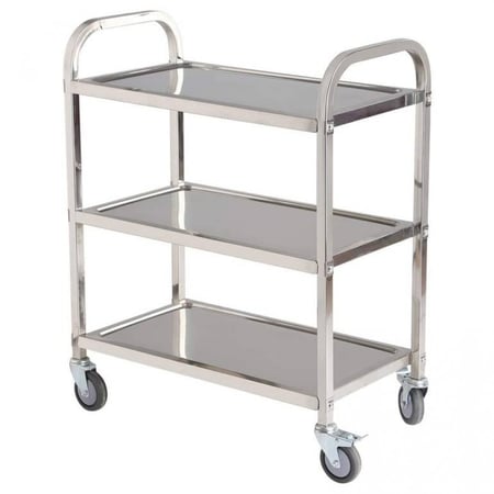 عربية استيل كبيره 3 دور 95 سم