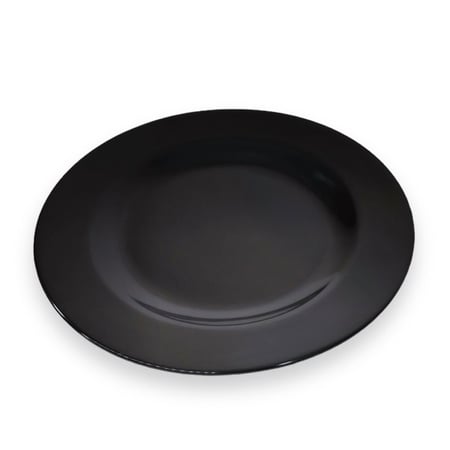 طبق ميلامين لمعة دائري مسطح 25 سم