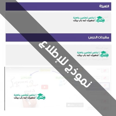 تحضير منصه مدرستي رياضيات سادس ابتدائي فكرية الفصل الدراسي الثالث