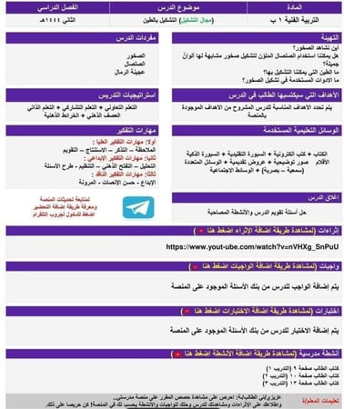 توزيع مادة حاسب آلي أول ابتدائى الفصل الدراسي الثاني