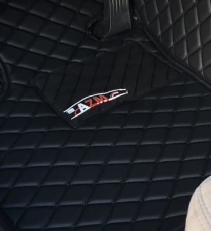 دعسات ارضية سياره دايموند جلد فاخر