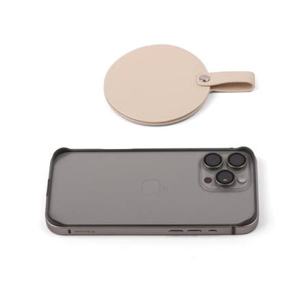 مرآة بغطاء جلد دائرية - صفقات