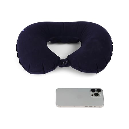 وسادة سفر مريحة لدعم الرقبة باللون الكحلي