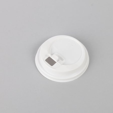 غطاء بلاستيك أبيض فاخر لأكواب الورق - صفقات