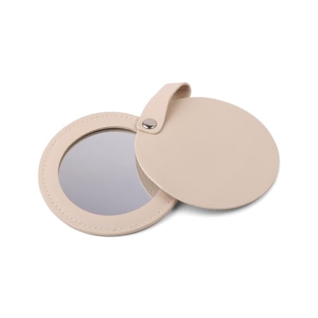 مرآة بغطاء جلد دائرية - صفقات