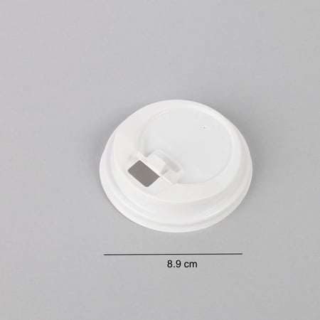 غطاء بلاستيك أبيض فاخر لأكواب الورق - صفقات