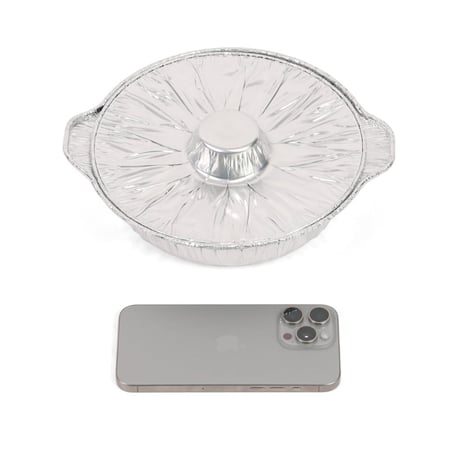 مجموعة ( 3 ) قدر المنيوم مع الغطاء -  1150 ملل