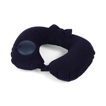 وسادة سفر مريحة لدعم الرقبة باللون الكحلي