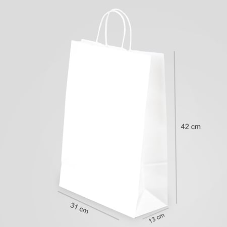 كيس هدايا لون أبيض - صفقات