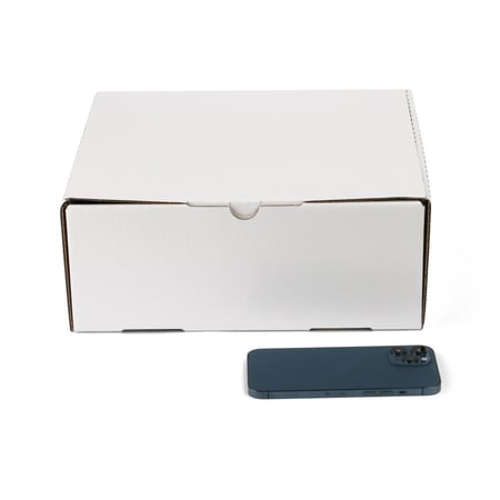 كرتون شحن بـ3 طبقات حماية لون أبيض|30*30*12 سم