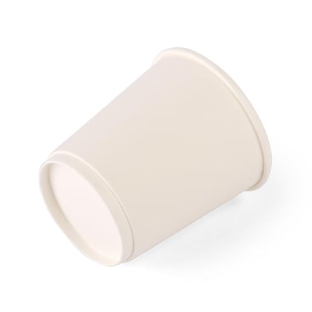 أكواب ورق بطبقتين لون أبيض - (500) حبة | 7 انز