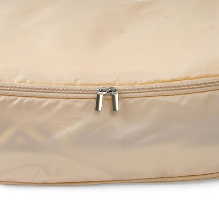 حقيبة ضغط للتخزين بسحاب - لون وردي فاتح |52*42*30 سم