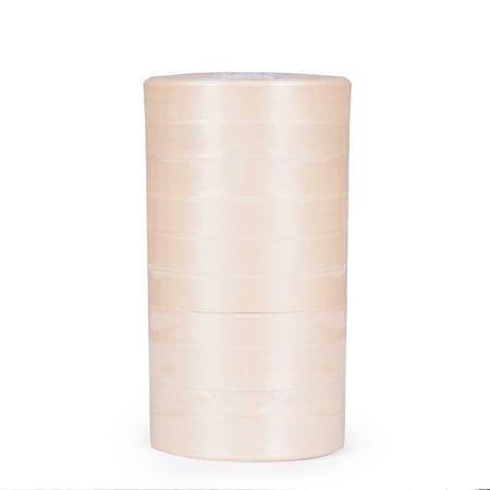 مجموعة (10) رولات شرائط بلون بيج- 22 متر