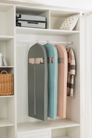 كيس قماش سماوي لحفظ الملابس - صفقات