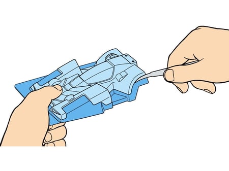 Mini 4WD Curved Scissors (for PC Bodies) | مقص معكوف لسيارات الدفع الرباعي الصغيرة