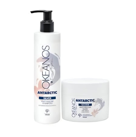 شامبو وماسك أوكينوس الأسباني للمحافظ على الشعر المصبوغ او المعالج والمصبوغ معا