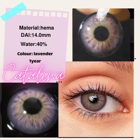 عدسة كاتالينا الأصلية لافندر  Catalina lavender