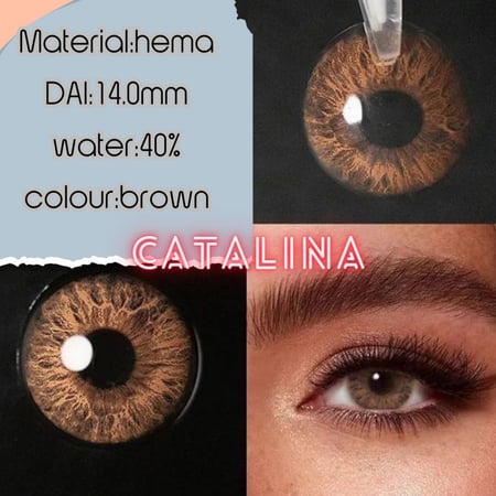 عدسة كاتالينا الأصلية براون  Catalina Brown