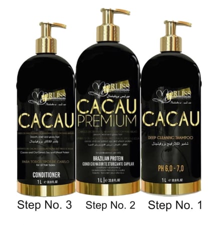 مجموعة بروتين مورليس البرازيلي حجم 1000 مل