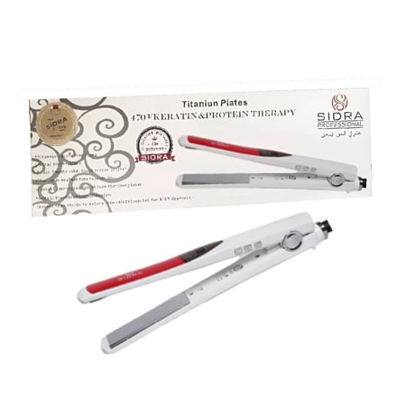 مكواة سيراميك الشعر الرفيعه سيدرا الاصلي لتطبيق معالجات الشعر