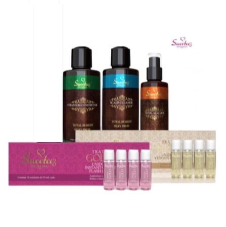 مجموعة علاج الشعر المصبوغ توتال ريدمي البرازيلي