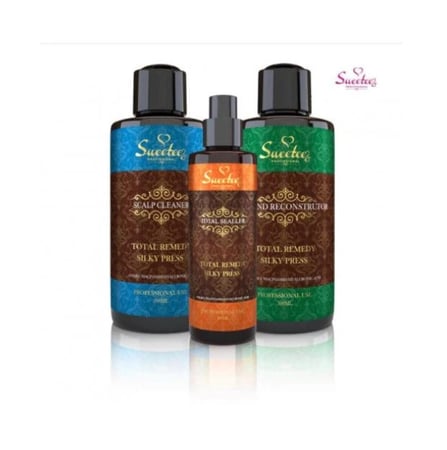 مجموعة علاج الشعر المطاطي توتال ريدمي  البرازيلي بكج 3 قطع