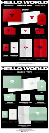 PRE-ORDER) BAEKHYUN - [HELLO, WORLD] 4th Mini Album PHOTOBOOK RANDOM Version