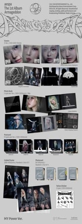 aespa - [ARMAGEDDON] 1st Album MY POWER RANDOM Version