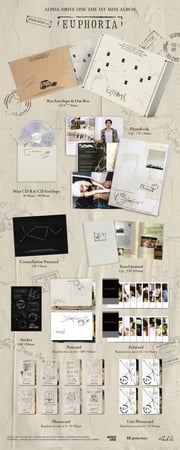 (PRE-ORDER) ALPHA DRIVE ONE - [EUPHORIA] 1st Mini Album STAR ROAD Version