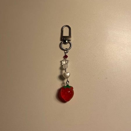 Strawberry keychain