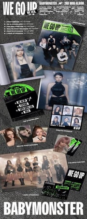BABYMONSTER - [WE GO UP] 2ND MINI ALBUM PHOTOBOOK WE Version